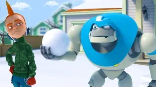 The Great Snowball Fight | Morphle and Friends | Cartoons for Kids| ARPO the Robot