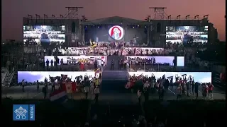 El himno de la JMJ pone el broche de oro a la ceremonia de apertura