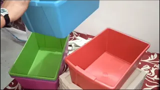 आईये unboxing karte hai , modular drawer system storage box, basket and bin