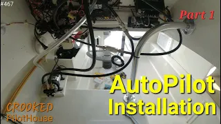 Garmin Autopilot Pump Installation Part 1 Garmin Reactor 40, Hydraulic Autopilot Corepack