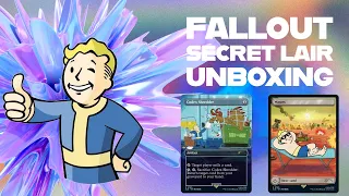 Fallout Secret Lair Unboxing! #mtg #magicthegatheringcommunity #magicthegathering #tcg #tolarian