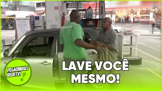 QUEM LAVA? TONINHO TORNADO FAZ PROMOÇÃO EM POSTO DE GASOLINA, PROMETE MAS NÃO ENTREGA!