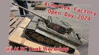 Armortek Factory Open Day 2024 with 1/6 RC Tank Workshop