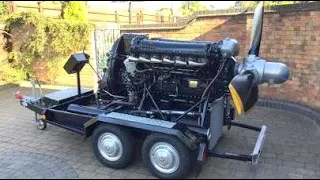 Big Old ROLLS ROYCE MERLIN Engines COLD STARTING UP AND COOL SOUND 2