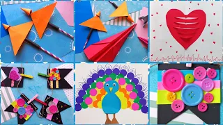 100 easy paper craft, paper toys,  paper craft, Crafts ASMR, Home made crafts ideas, 5 minute crafts