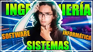 💻 ¿CUÁL es la DIFERENCIA ENTRE INGENIERÍA de SISTEMAS - SOFTWARE - INFORMÁTICA? 💻