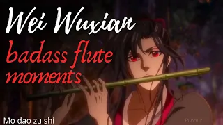 Wei Wuxian badass flute moments (compilation of Wei Ying flute plays) MDZS (season 1) PART 1