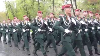 Парад солдат дивизии Дзержинского в г.Реутов 2017