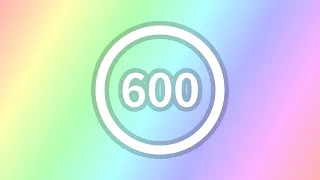 600 seconds timer ‐ Countdown Circle Gradation