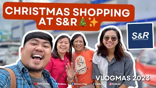 CHRISTMAS SHOPPING AT S&R NAGA CITY 🛒🎄✨ | Vlogmas Day 8