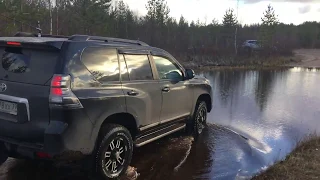 Toyota Land Cruser Prado 150, покатушки прадо 150,бездорожье