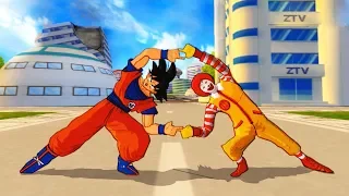 Goku and Ronald McDonalds FUSION | Ronalku McGokunald | DBZ Tenkaichi 3 (MOD)