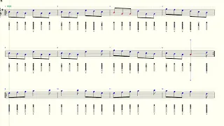 The Swallowtail (original key) - Jig - Tin Whistle - Play Along Tab Tutorial