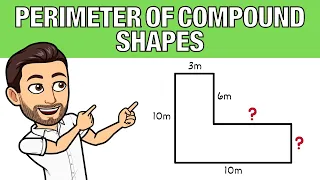 Perimeter Of Compound Shapes // Finding Perimeter With Missing Sides
