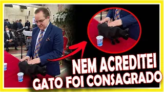 ABNER FERREIRA CONSAGRA UM GATO A DIÁCONO DA IGREJA