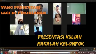 presentasi makalah kuliah online