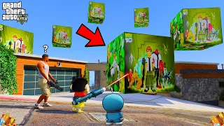 Shinchan & Franklin Open Biggest Ben 10 Lucky Gift Box in GTA 5