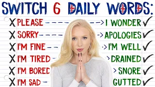 AVOID Repeating These 6 Everyday Words in Daily English Conversation (+ Free PDF & Quiz)