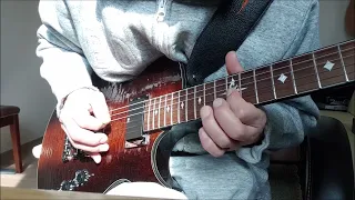 Guitar jam play. Marshall MG50 + Ibanez ART 300 -날 찾는 눈물 비가되   Before ver  ~