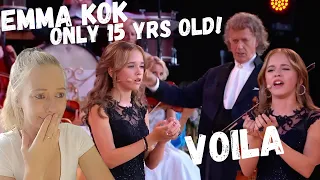 VOILA Emma Kok 15 YRS OLD with Andre Rieu JUST LIFECHANGING!