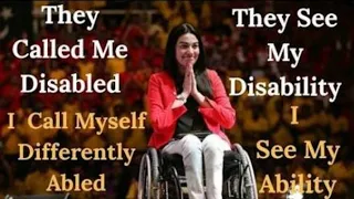 They called me disabled,I call myself differently able|| MUNIBA MAZARI