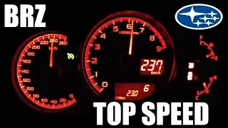 Subaru BRZ 0-240 km/h Acceleration Top Speed