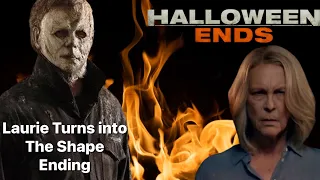 Laurie Turns into the shape | Alternate ending? | Halloween ends