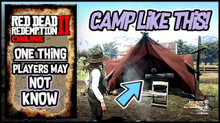 One Thing Players DON’T KNOW About EXTERNAL TOWN CAMP LOCATIONS!  - RDO Relaxing Gameplay
