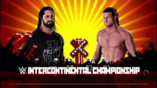 WWE2K18 Extreme Rules 2018 Seth Rollins vs Dolph Ziggler