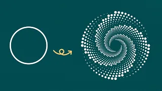 How To Create Spiral Dotted Geometric Shape in Illustrator