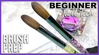 Episode 4 | How To ACRYLIC BRUSH Prep & Care ✨ You NEED to know this