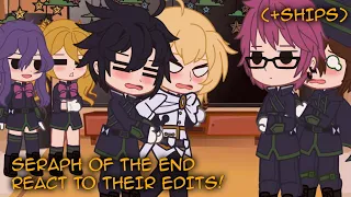 Seraph Of The End React To Their Edits • Owari No Seraph React • (+Ships) • SOTE/ONS