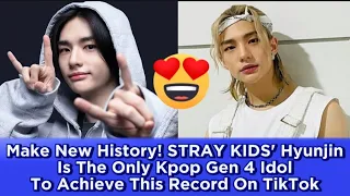 Make New History! STRAY KIDS' Hyunjin Is The Only Kpop Gen 4 Idol To Achieve This Record On TikTok