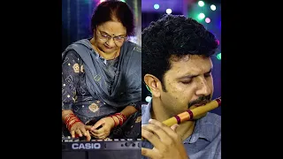 Aa Laut ke aaja mere meet I Flute and Keyboard I Sachin Jain and Pratibha Jain I @thegoldennotes