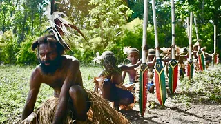 Vanuatu Traditional Custom Dance in Malakula - Pikinini Dance