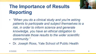 PI Academy ClinicalTrials.Gov: What It Means For You presented by Daniel E. Ford, MD, MPH