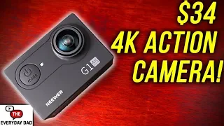 The CHEAPEST 4K Action Camera on Amazon!  The Neewer G1!