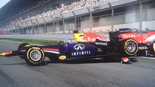 F1 2013 ps3 Vettel crash in Canada