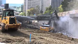 Regional Connector time-lapse bridge demolition
