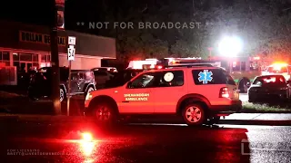 05-27-2024 Mahanoy City, PA - Confirmed Tornado, Damage and Aftermath, Gas Leak, Fire Fighters