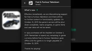 Fast & Furious TakeDown | The Game Is Dead!.. 😑