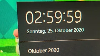 Heftige Zeitumstellung🕑