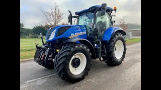 New Holland T7.210 tractor walk around video