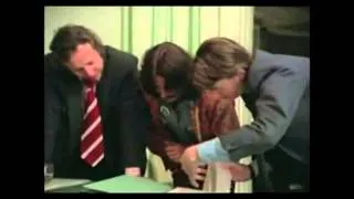 Beatles Sign Breakup Papers (RARE FOOTAGE).