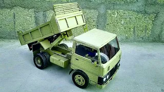 How To Make RC Mahindra Loadking Truck || remote control Mahindra Load king Tipper From Cardboard