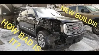 Rebuilding 2017 GMC Yukon DENALI from Copart prt 1