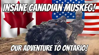 Attempting CANADIAN MUSKEG on our ATVs! Blew up a BILLET STM Clutch! | Our Trip To Ontario, Canada!
