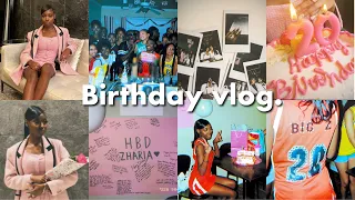 BIRTHDAY WEEKEND VLOG | get ready with me! party preparations, hair & nail appointment, + more