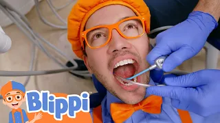 Blippi at the Dentist | Blippi | Learning Videos for Kids
