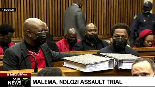 Malema defends himself in the common assault case against him